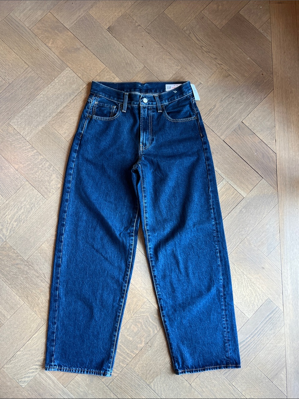 Hailey Bieber gap extra baggy jeans